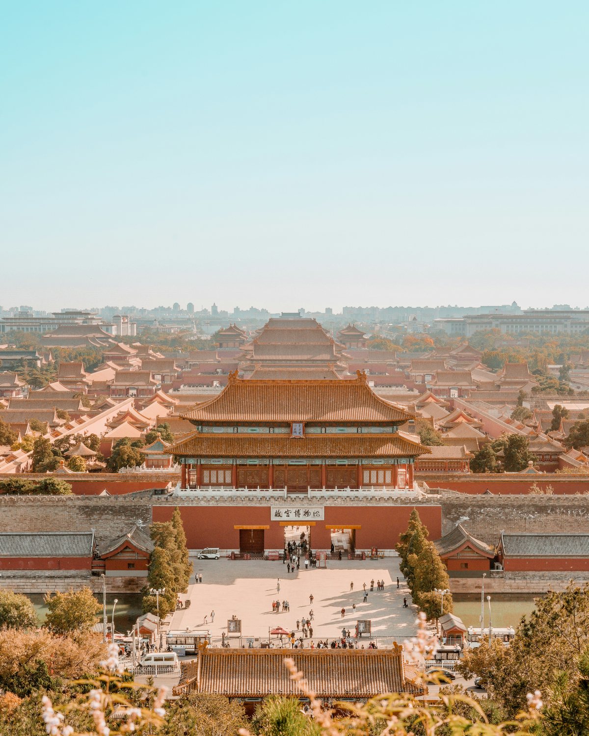 La Ciudad Prohibida vista desde la colina de Jingshan